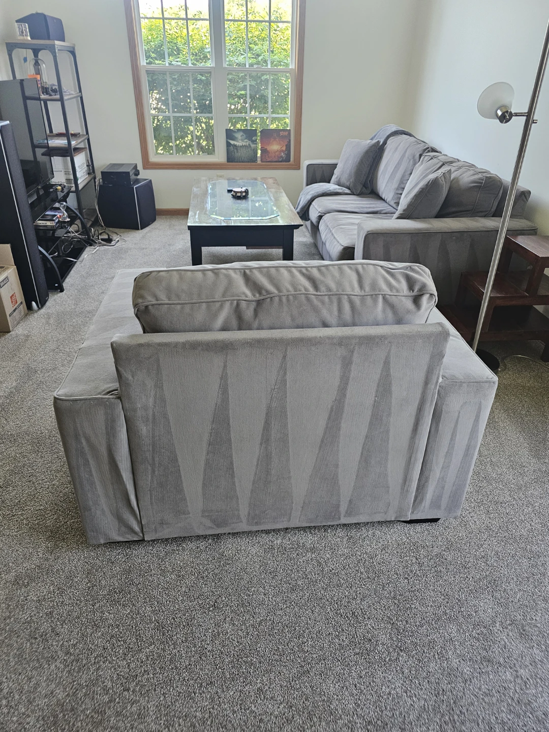 Sofa with oversized chair set - photo 3