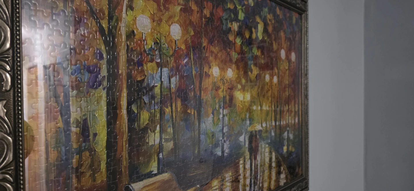 Framed Puzzle  - Autumn Park Scene - photo 3