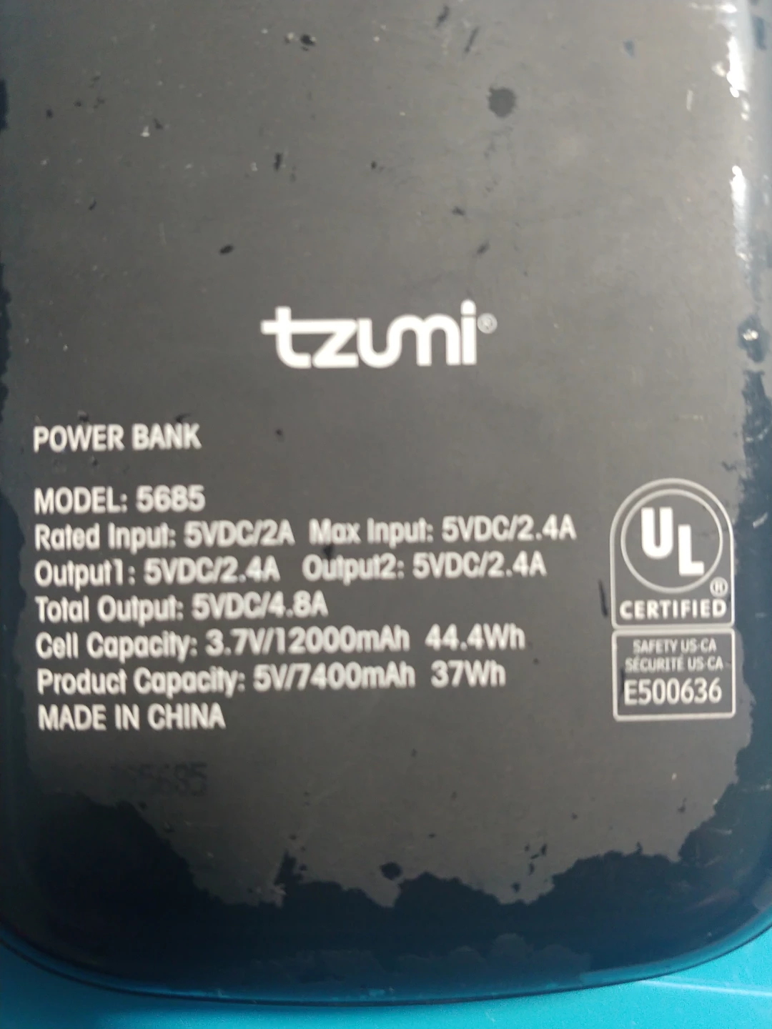 Tzumi Power Bank Model 5685 12000mAh - photo 2