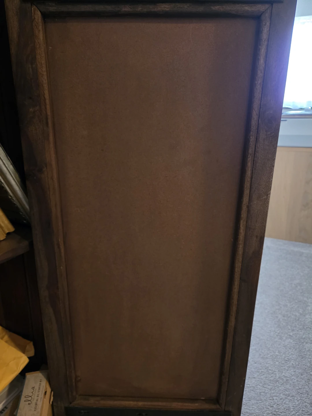 ⚽️Wooden Cabinet with Mirrored Inlays - photo 3