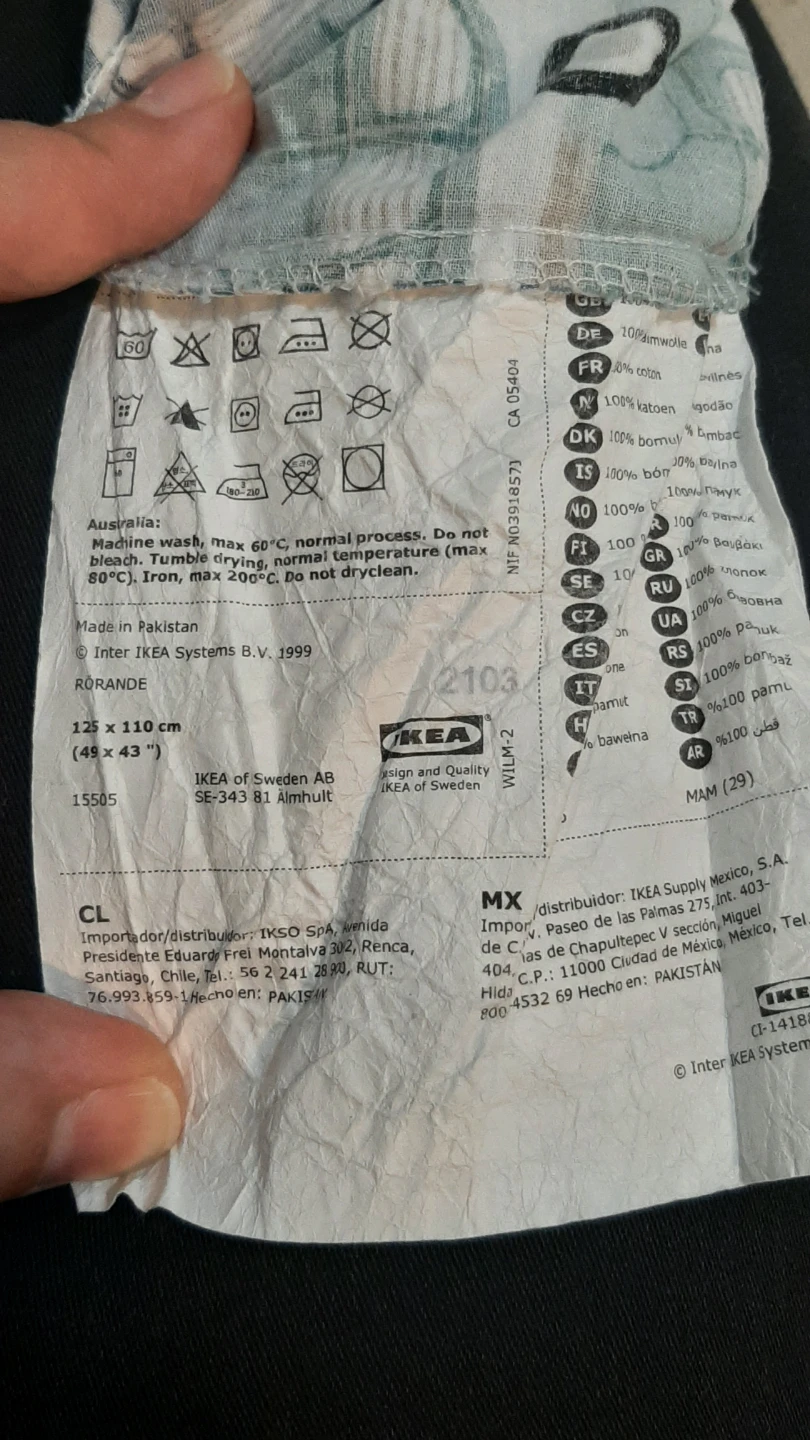 IKEA RORANGE toddler duvet cover - photo 3