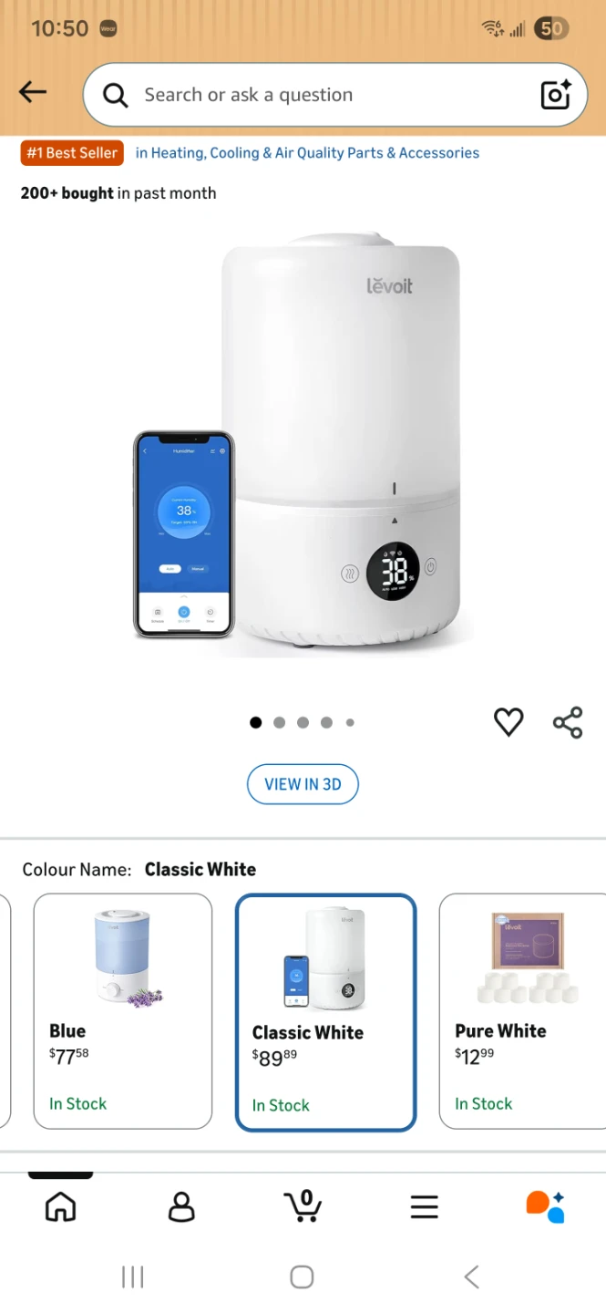 Levoit Smart Humidifer - Dual 200S - photo 3
