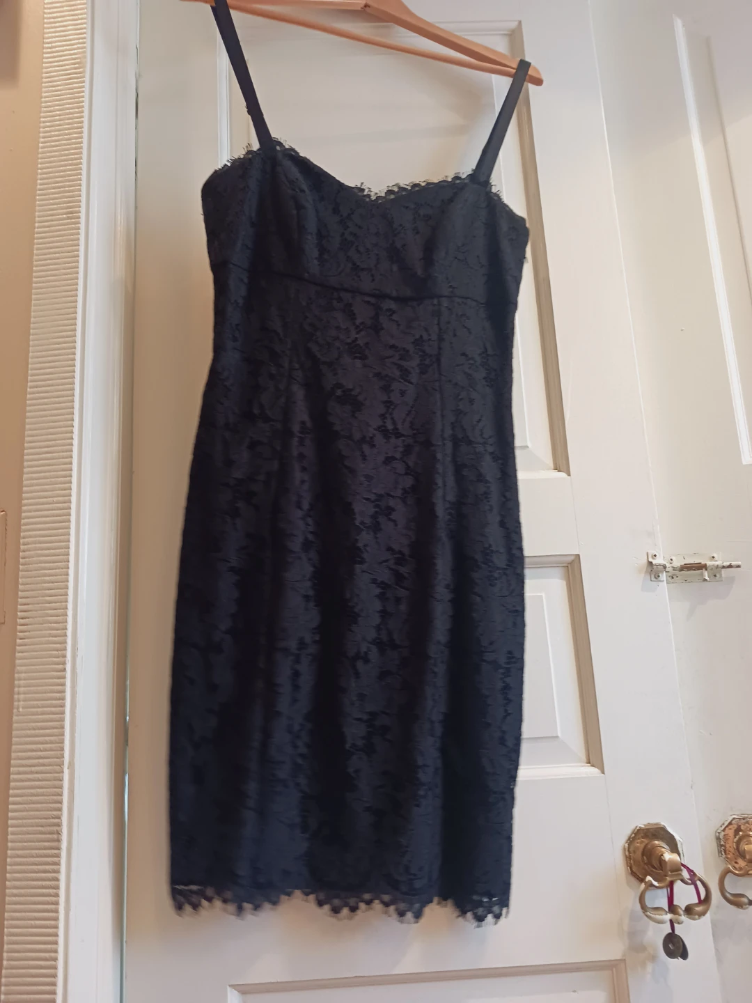 TED BAKER LONDON BLACK LACE HALTER TOP DRESS  10 - photo 2