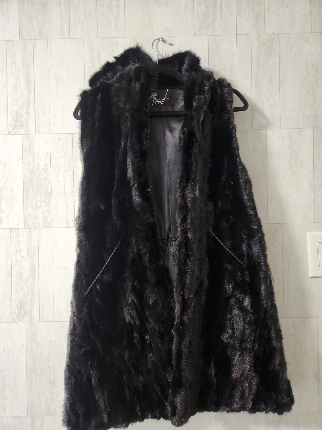 Black Mink  Fur Vest - photo 2