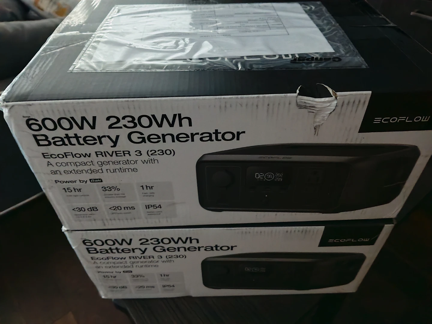 EcoFlow RIVER 3 (230) 600W 230Wh Battery Generator