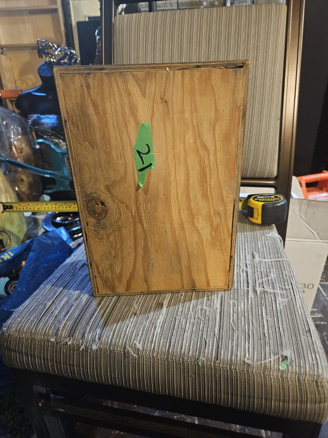 Blue Wooden Shelf Unit - photo 4