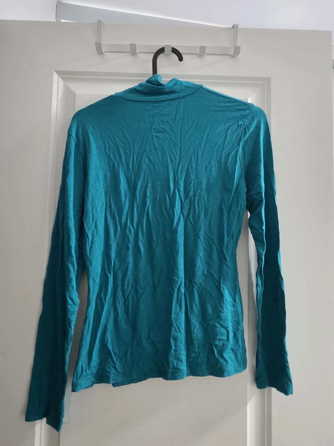 Turquoise Long-Sleeved Turtle Neck - photo 4