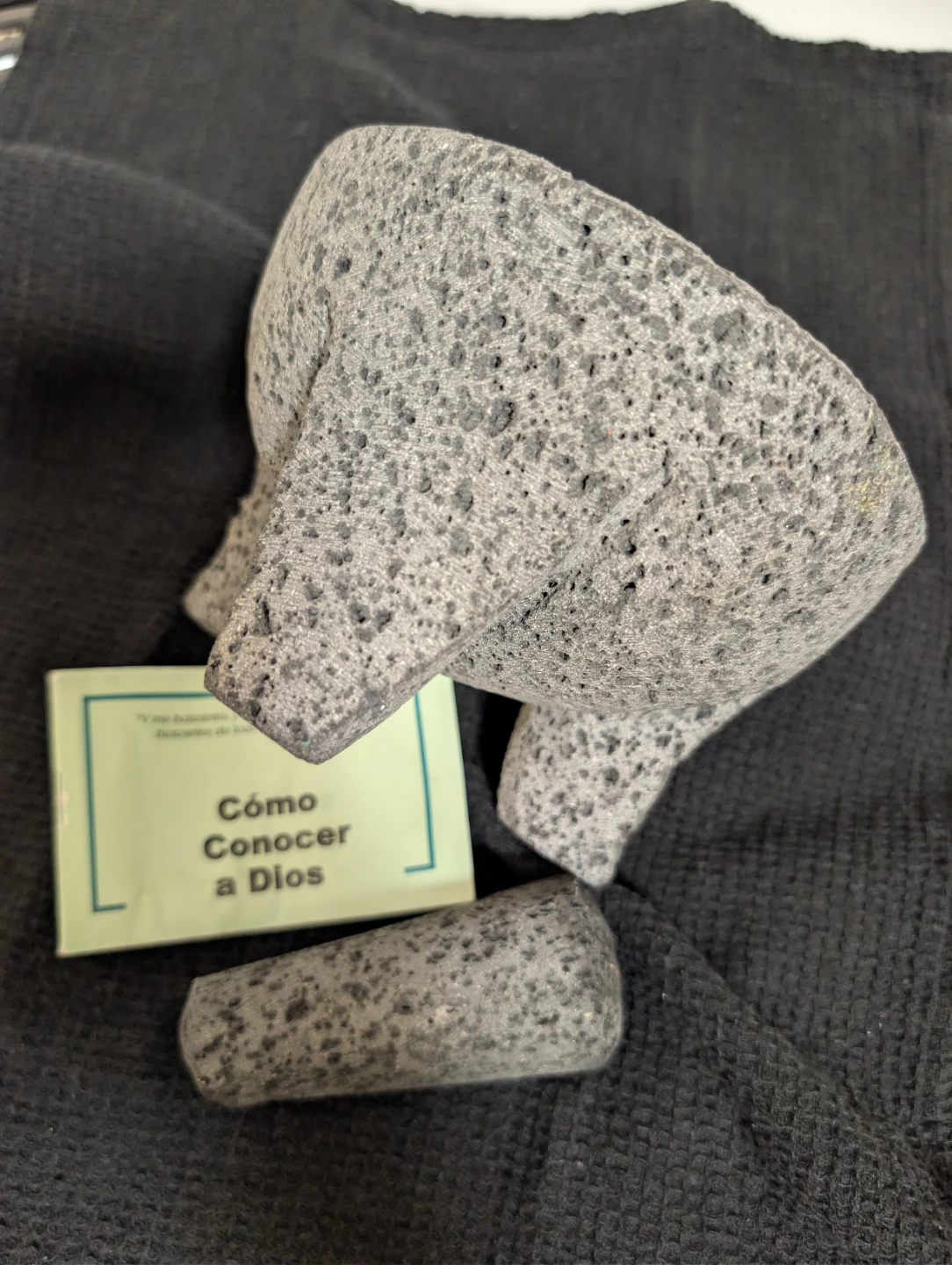 Stone Mortar and Pestle Set from Mexico - photo 3