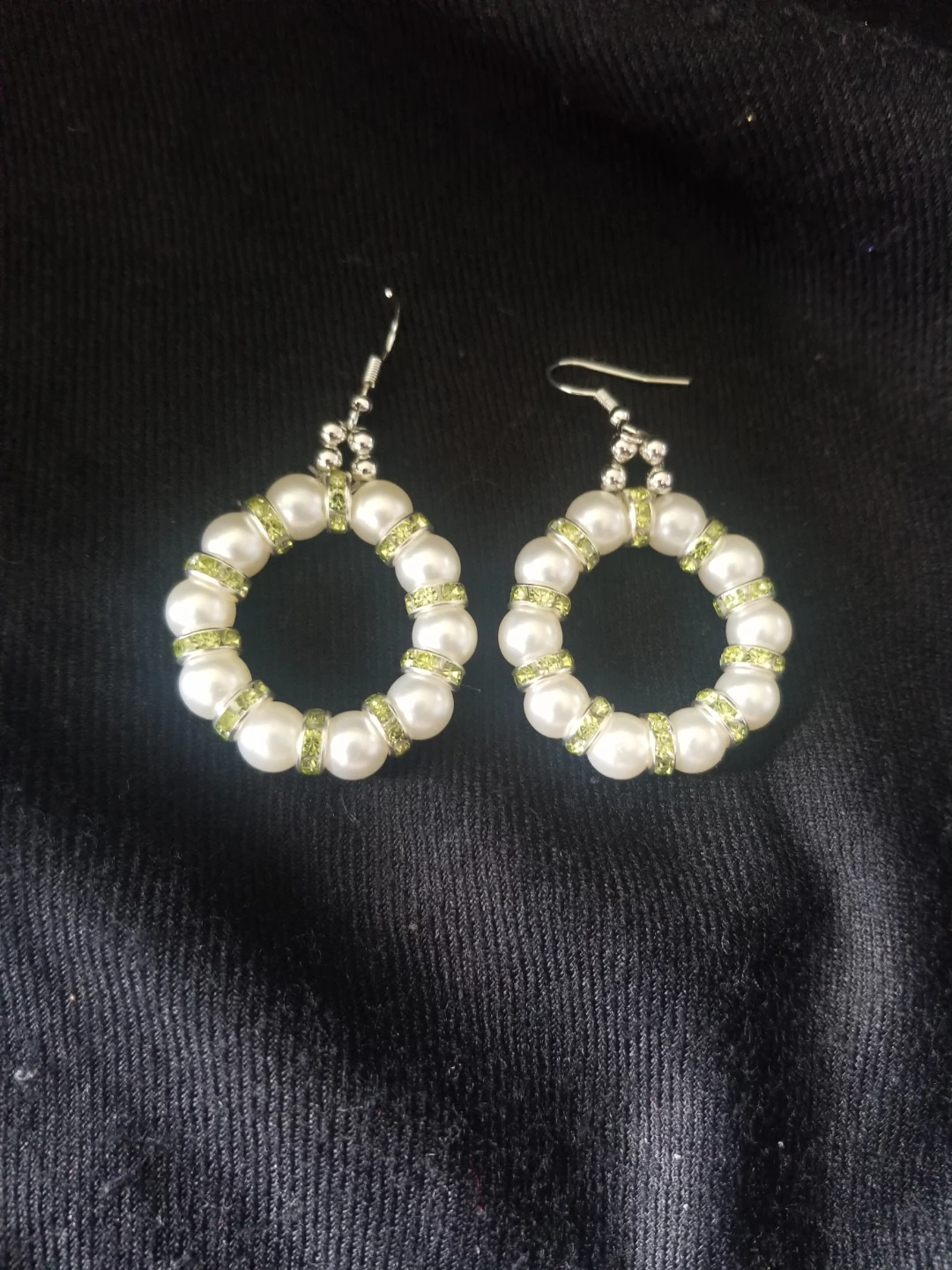 Pearl Bead Bracelet and Hoop Earrings Set ⚽️ - photo 3