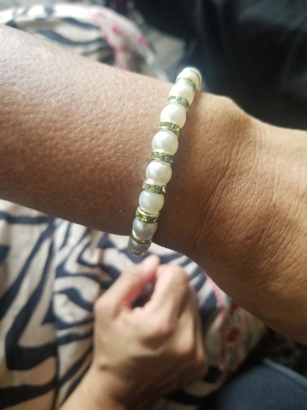 Pearl Bead Bracelet and Hoop Earrings Set ⚽️ - photo 4