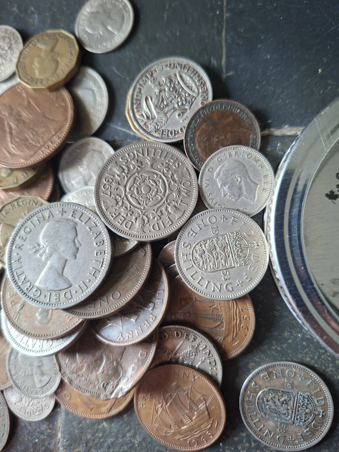 Collection of 1930s to 1960s UK coins - photo 3