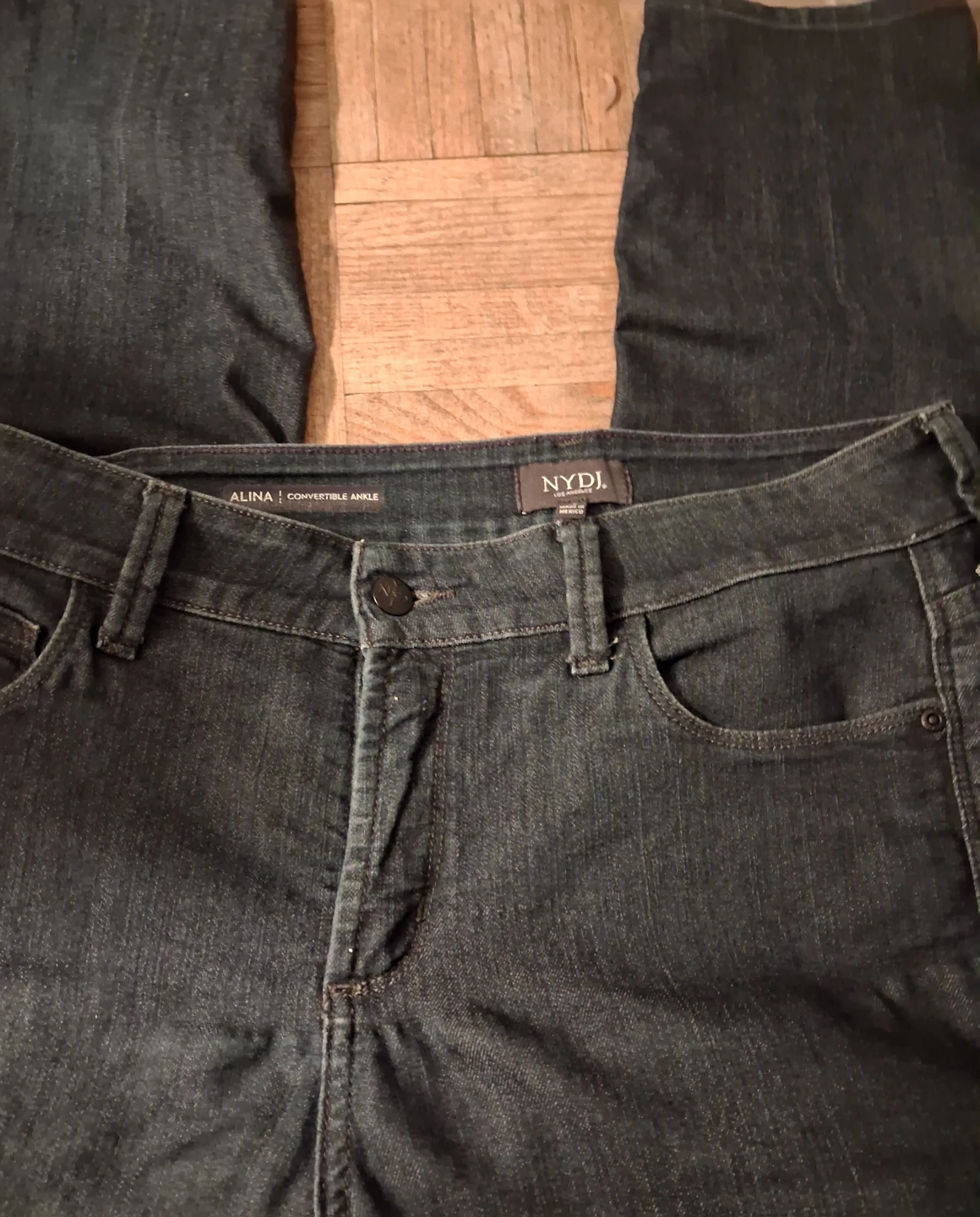 NYDJ Alina Convertible Ankle Jeans Size 10