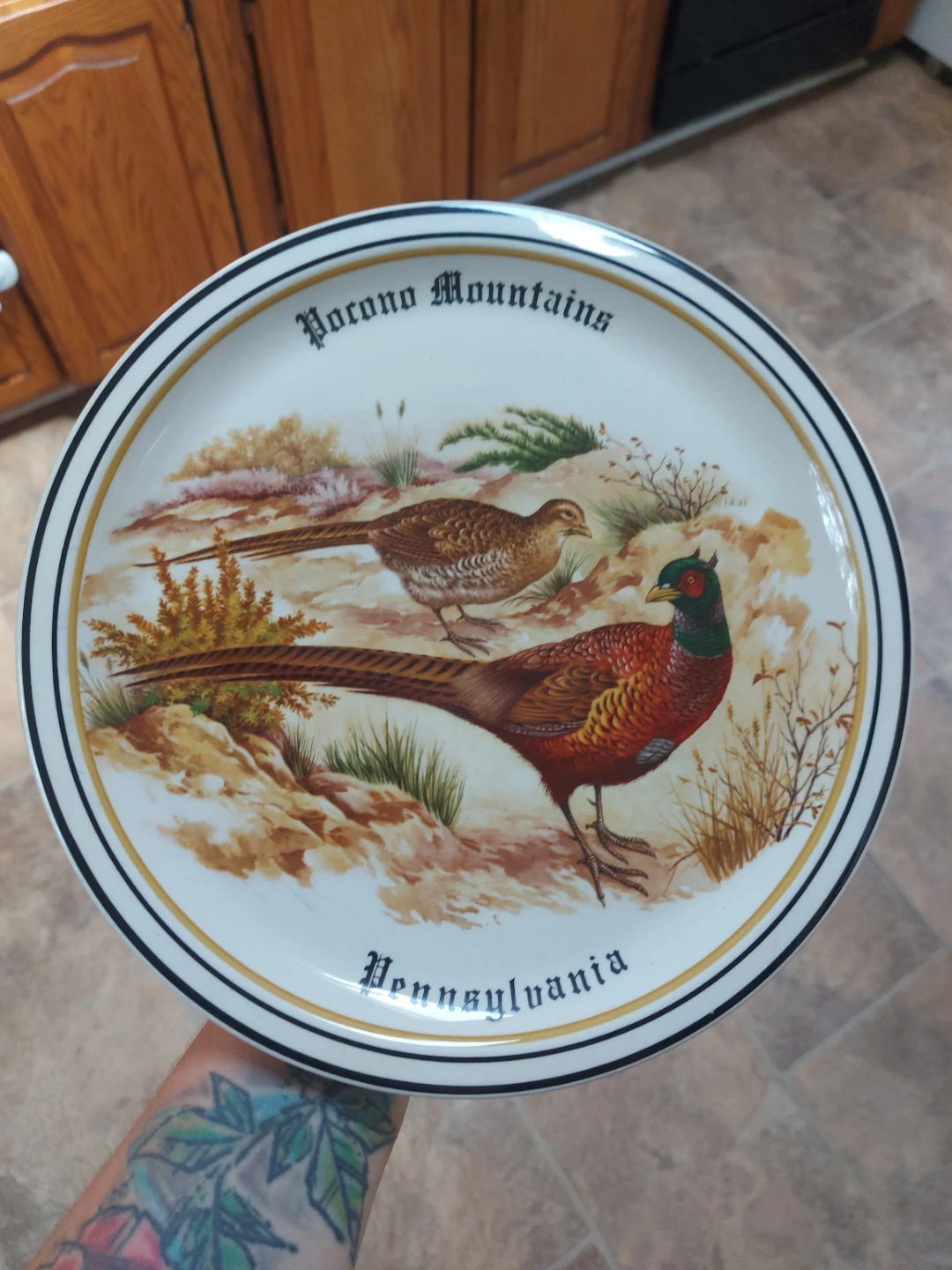 Jeannette "Pocono Mountains" Decorative Plate