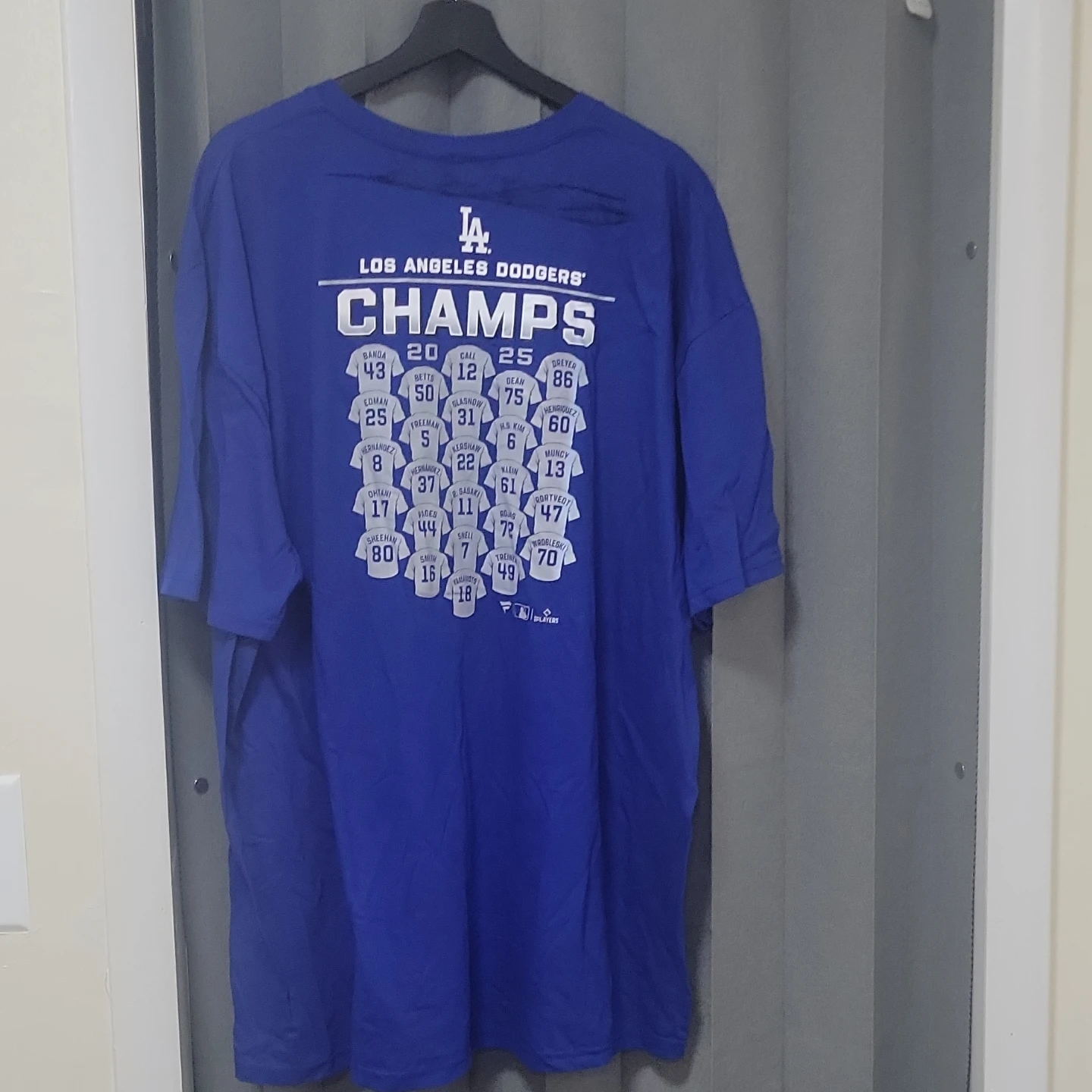 Fanatics Dodgers World Series 2025 Champions T-Shirt - photo 5