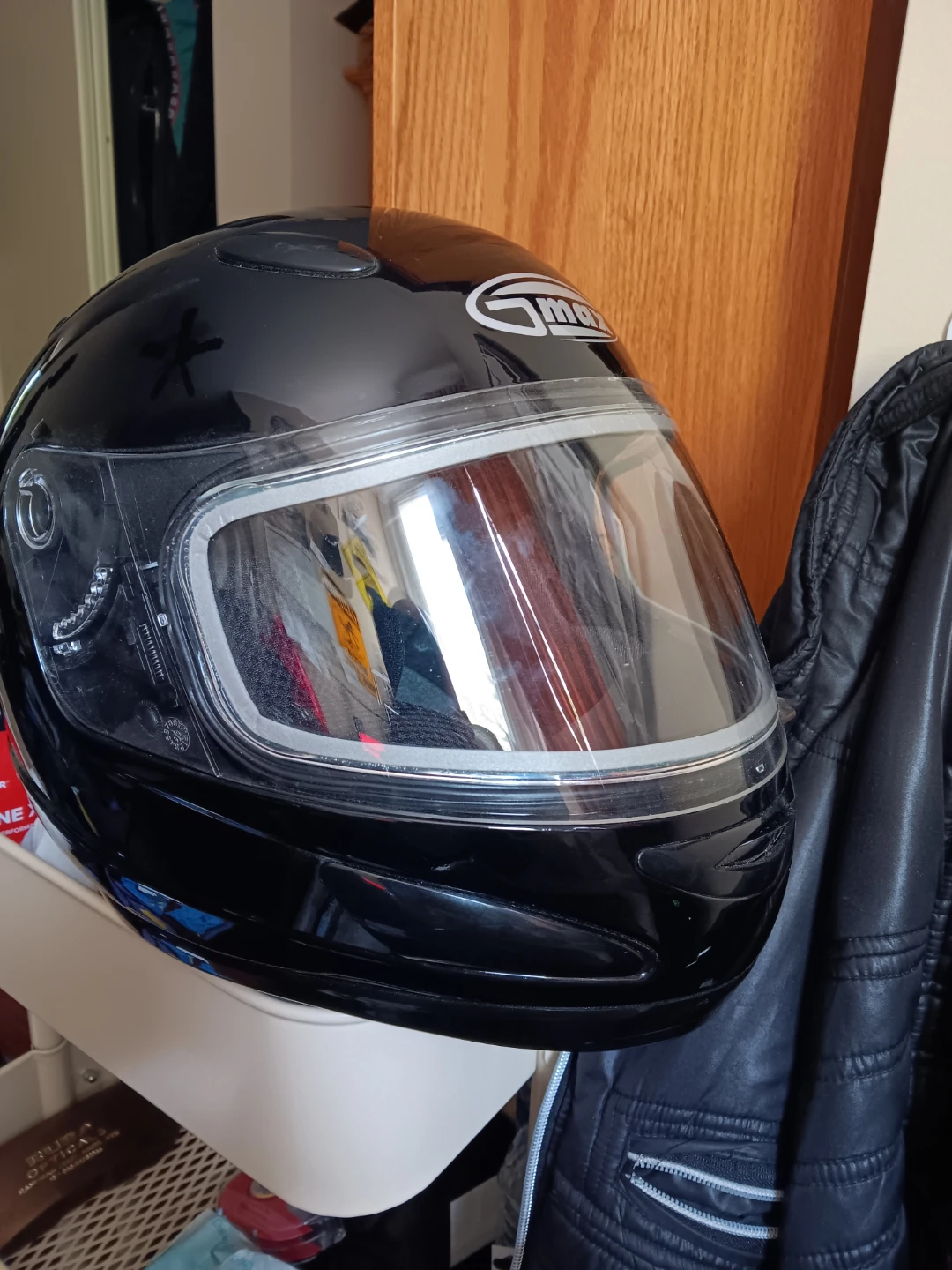 Black Full Face Motorcycle Helmet