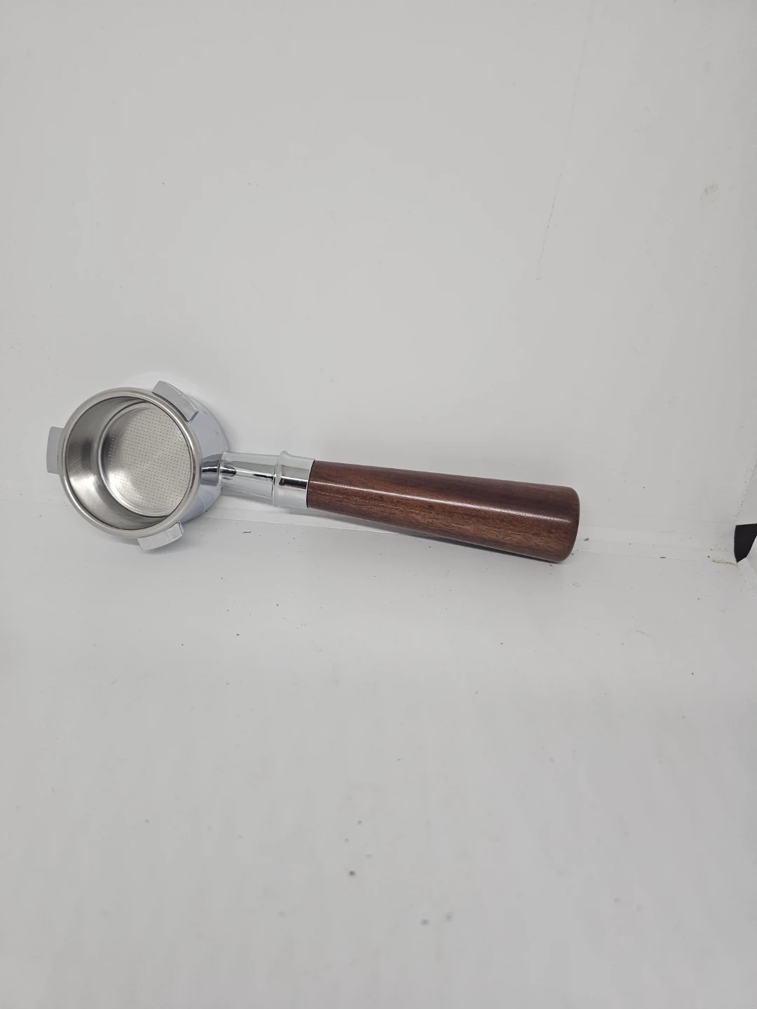 Espresso Portafilter with Wooden Handle - photo 2