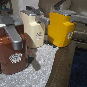 Set of 3 Heinz Condiment Dispensers (Sauce, Mayonnaise, Mustard)