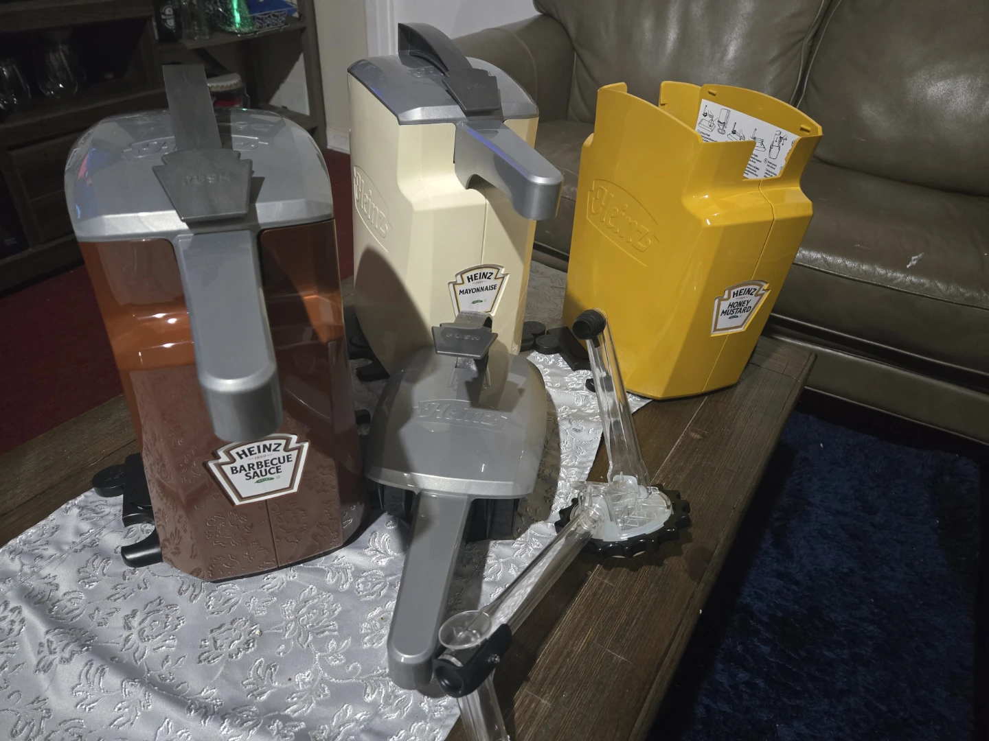 Set of 3 Heinz Condiment Dispensers (Sauce, Mayonnaise, Mustard) - photo 2