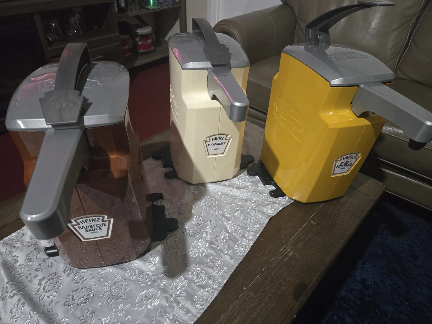 Set of 3 Heinz Condiment Dispensers (Sauce, Mayonnaise, Mustard) - photo 3
