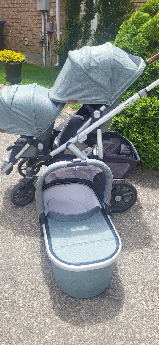V2 Uppababy Vista single or double stroller