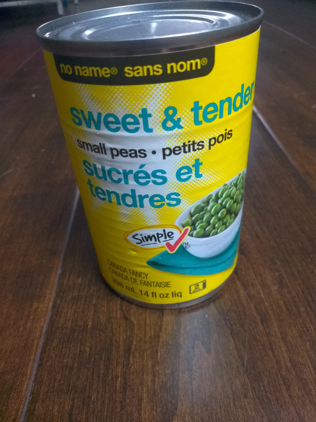 No Name Sweet & Tender Small Peas ⚽