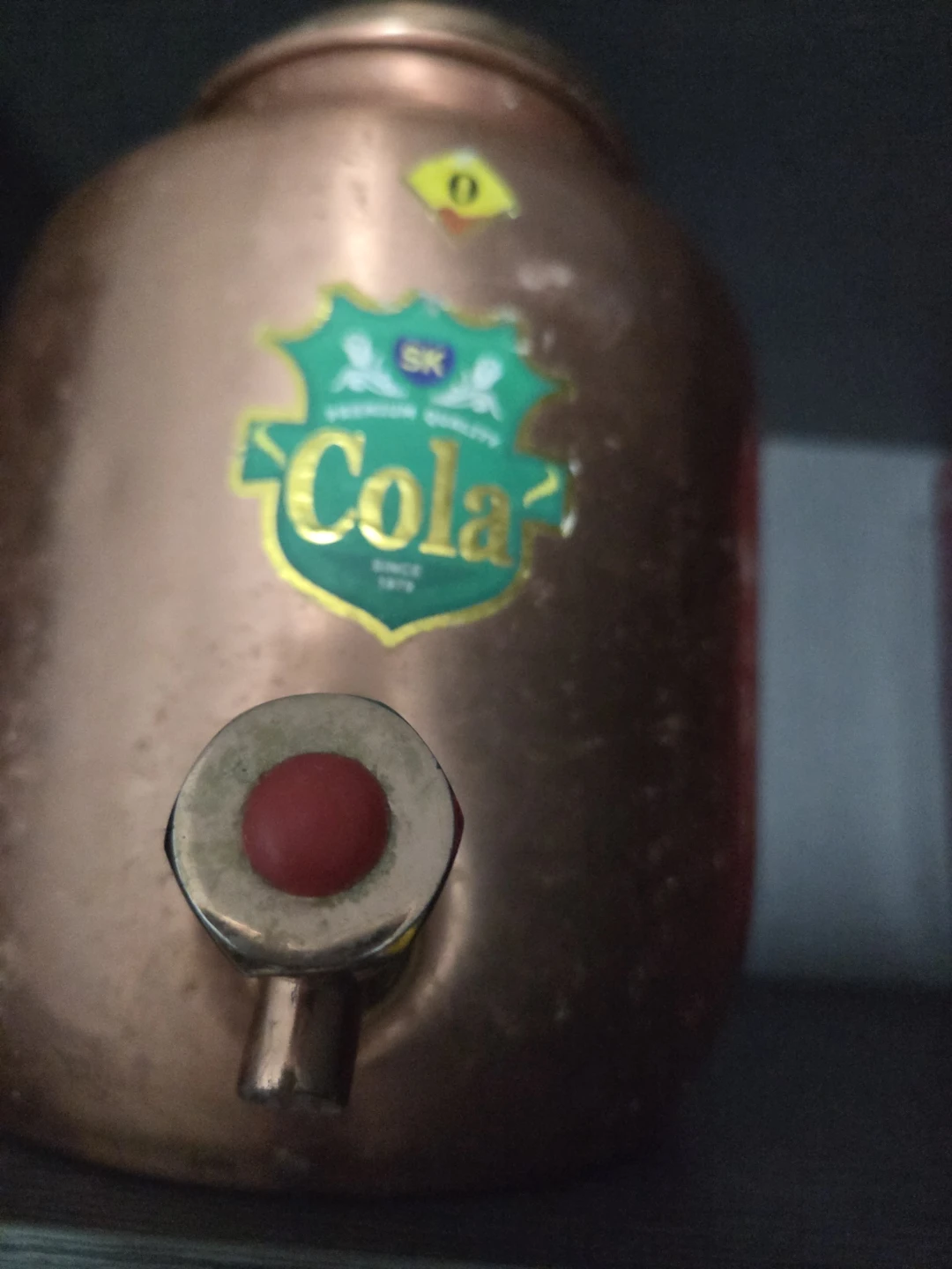 Copper Water Dispenser with SK Cola Label - photo 2