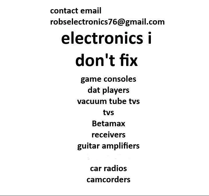 Vintage electronics repair - photo 3