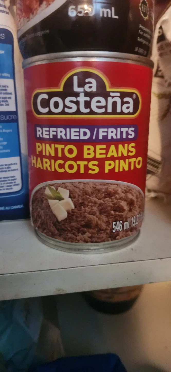 La Costeña Refried Pinto Beans 546 ml