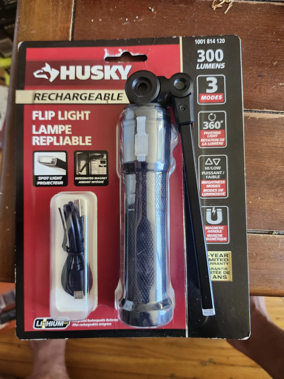 Husky Rechargeable Flip Light - photo 2