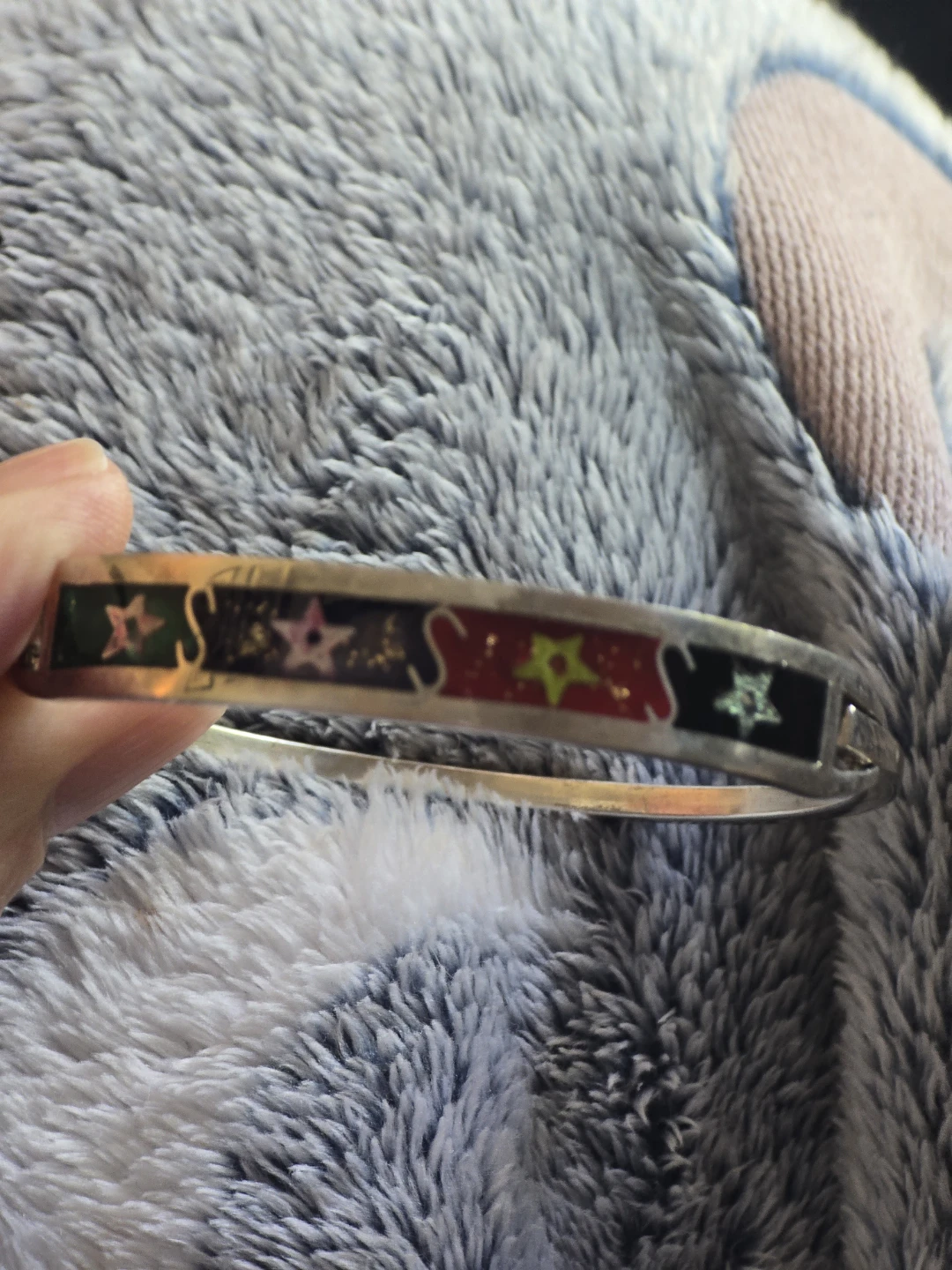 ⚽️Beautiful hinged silver bracelet - photo 2