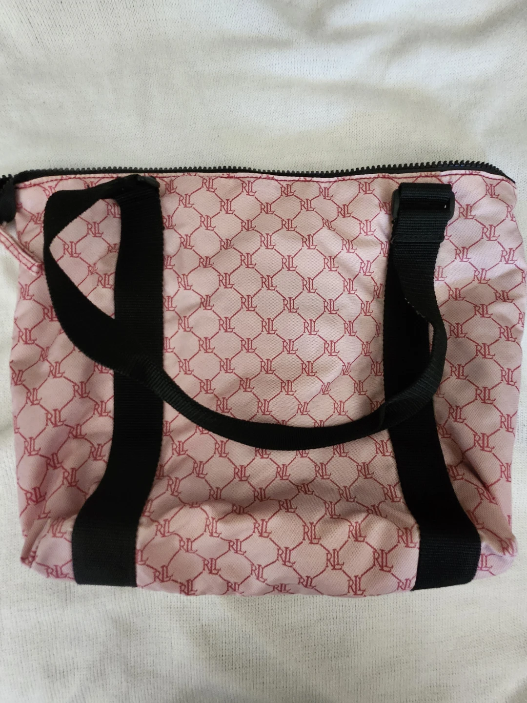 Ralph Lauren Pink Monogram Tote Bag - photo 3