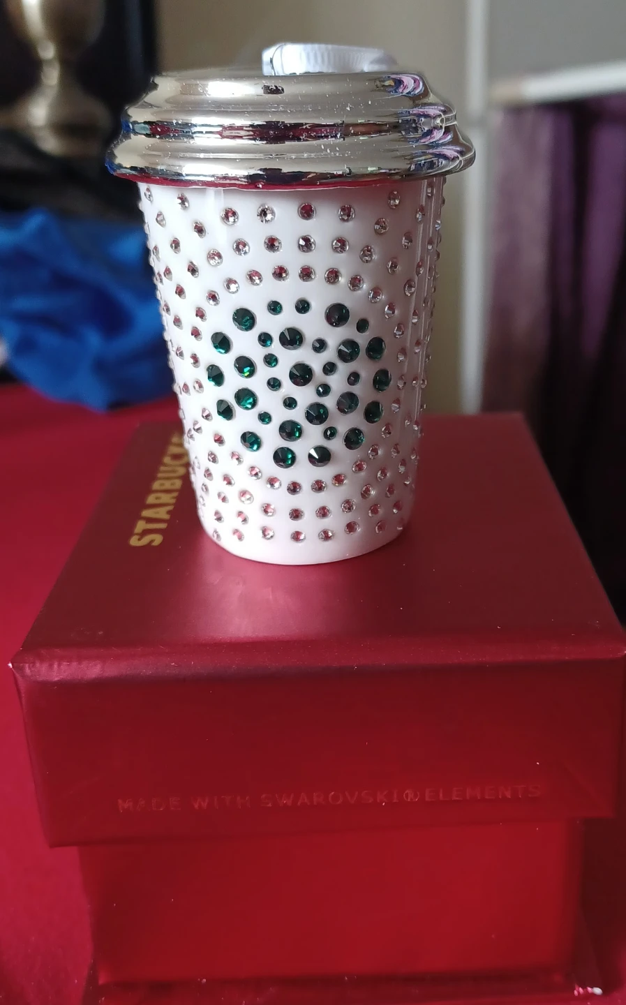 Starbucks Swarovski White Ceramic Cup - photo 2