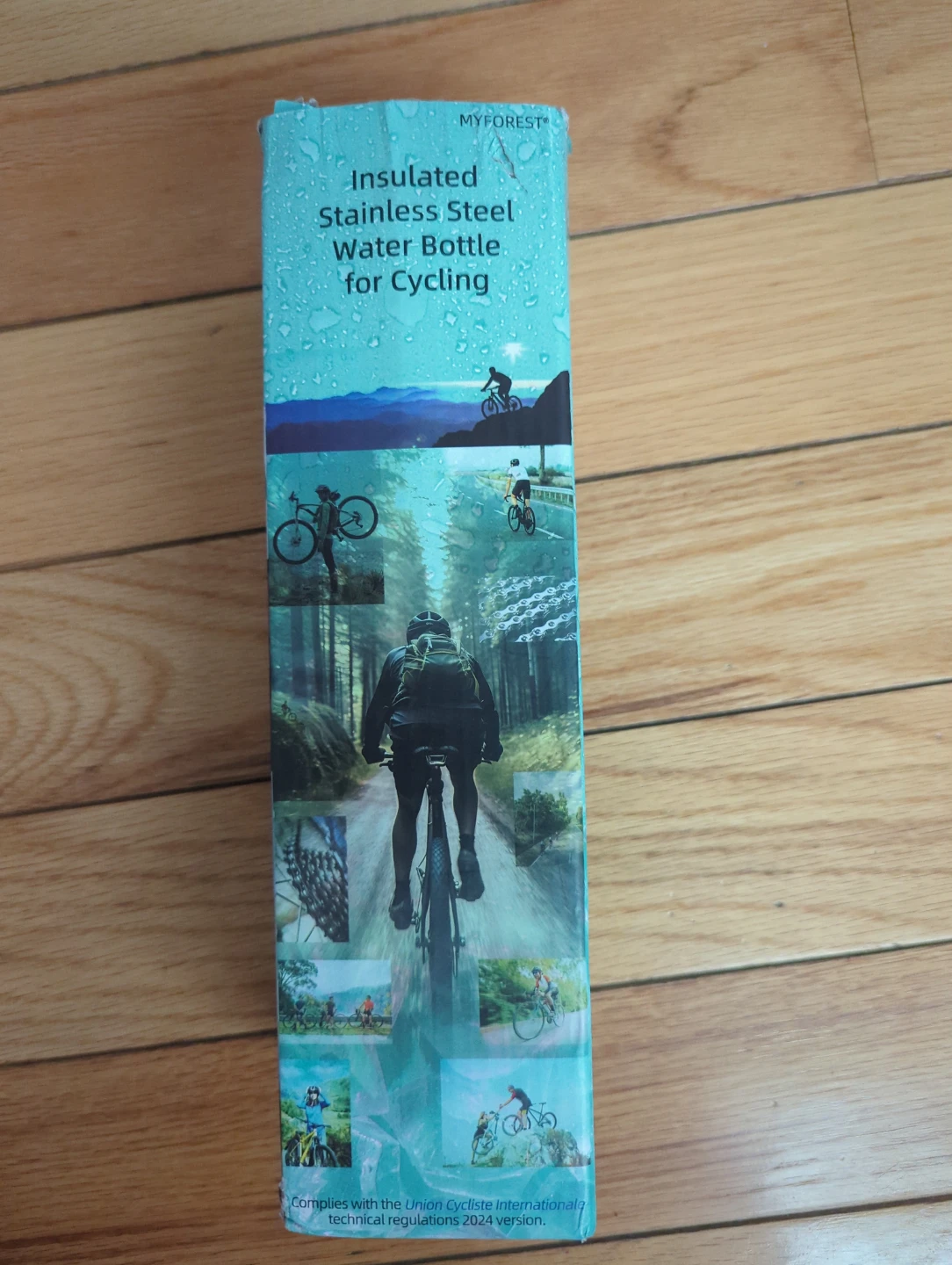 MYFOREST Insulated Stainless Steel Water Bottle for Cycling