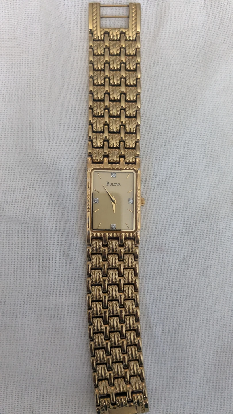 Bulova Quartz Watch - Gold Tone