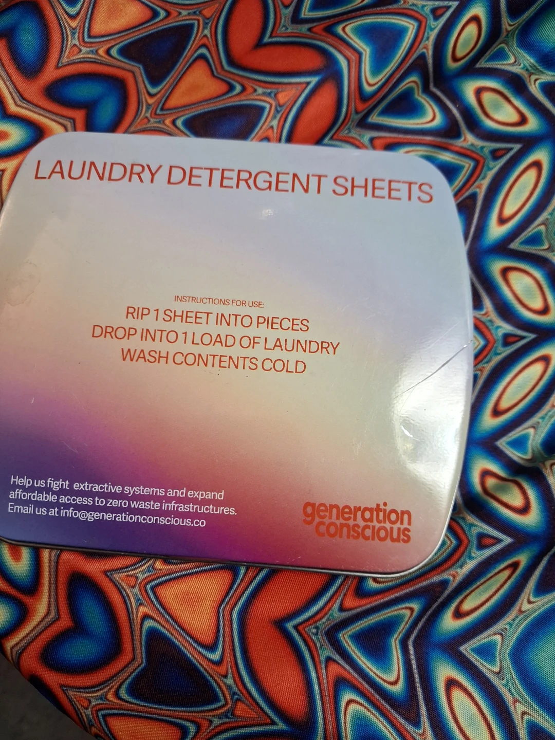 Generation Conscious Laundry Detergent Sheets