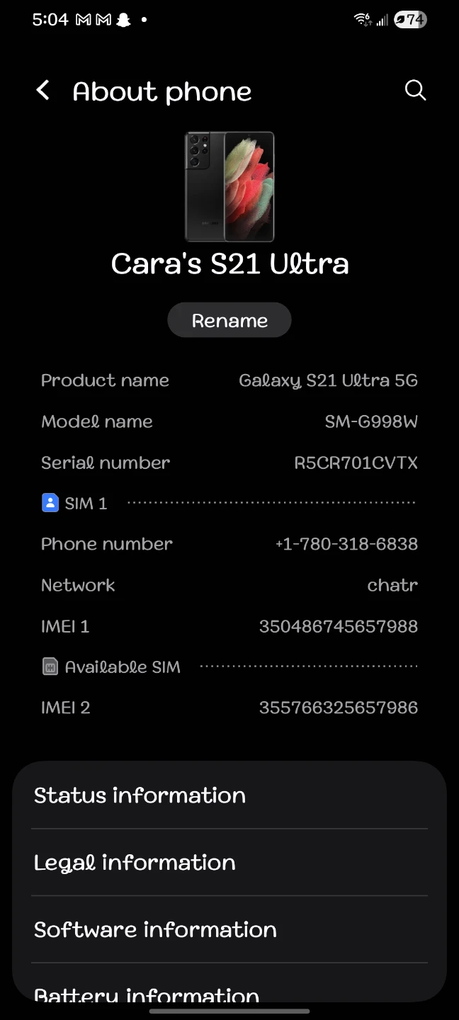 Samsung Galaxy S21 Ultra 5G Smartphone - photo 3