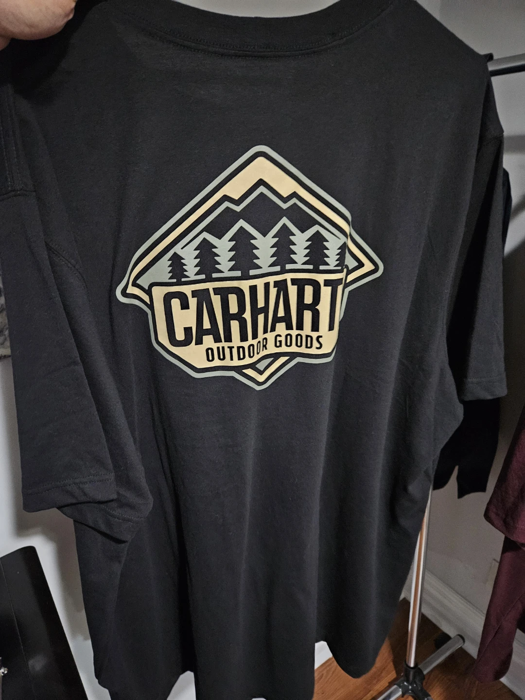 NEW XXL Carhartt Relaxed Fit Black T-Shirt - photo 2