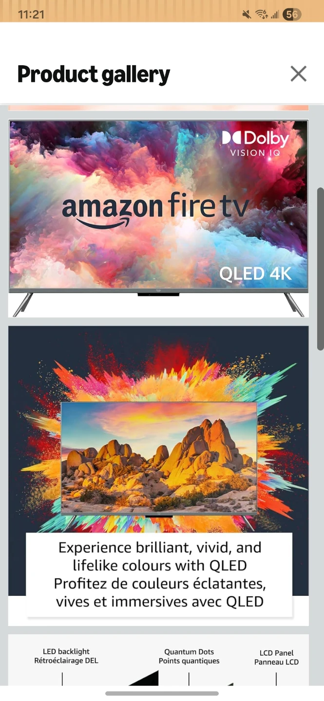 MODDED 65" Amazon Fire TV QLED 4K Smart TV