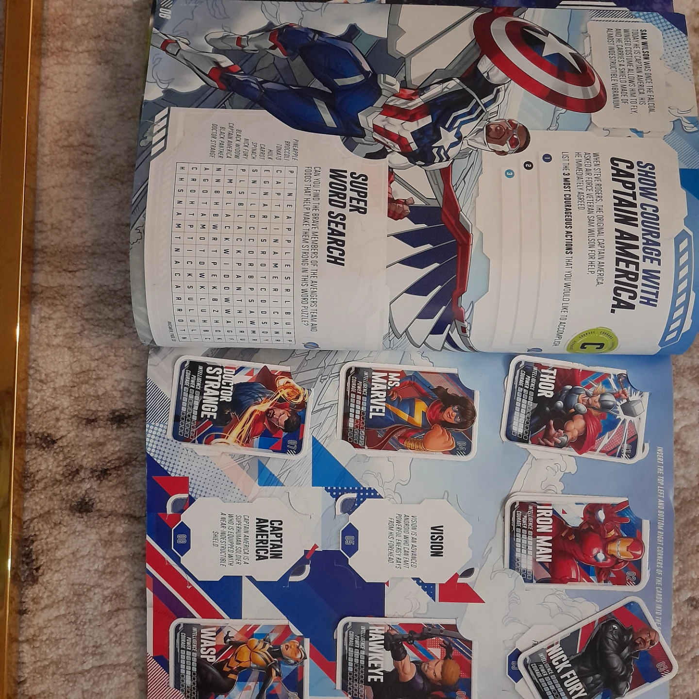Marvel Go On A Mission Card Album