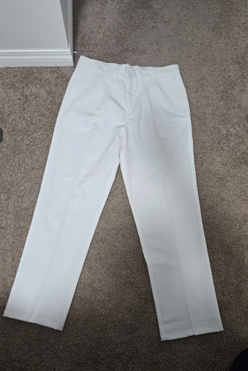 Men's Classy White Dress Pants