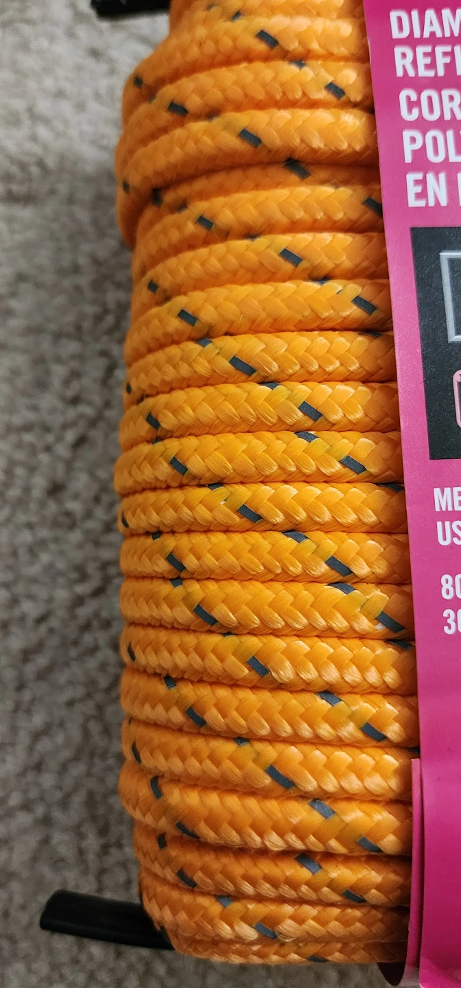 Everbilt Diamond Braid Reflective Rope - 1/4 in x 100 ft - photo 3