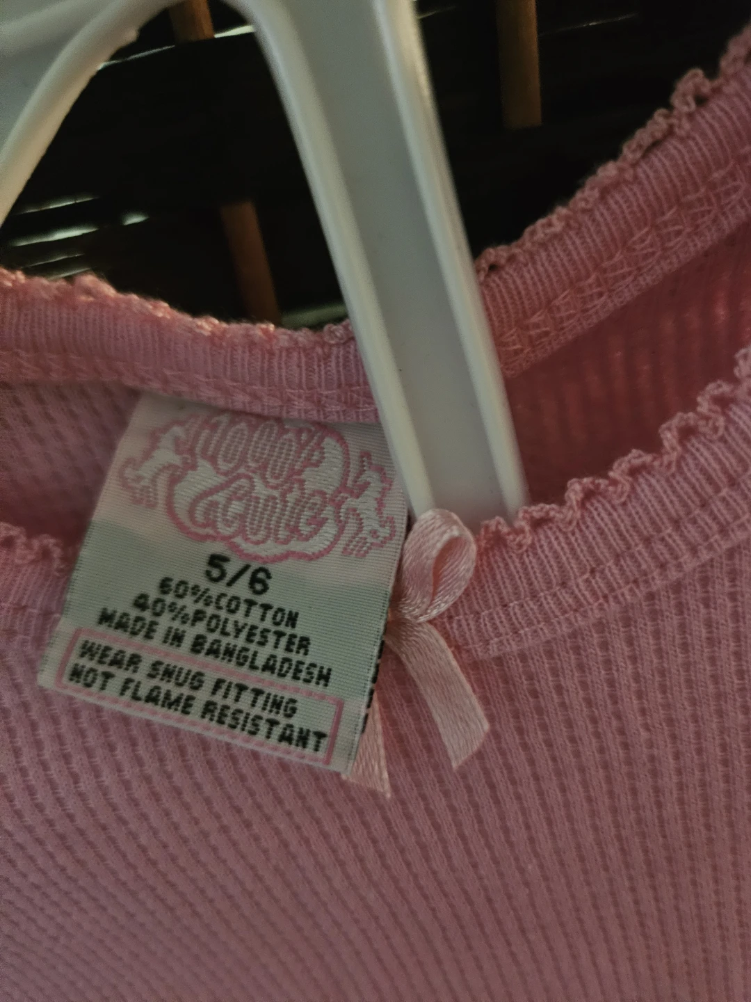 Pink Thermal Pajama Set 5/6 - photo 2