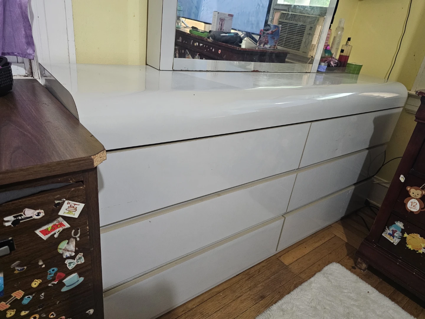 White 5-Drawer Dresser - photo 5