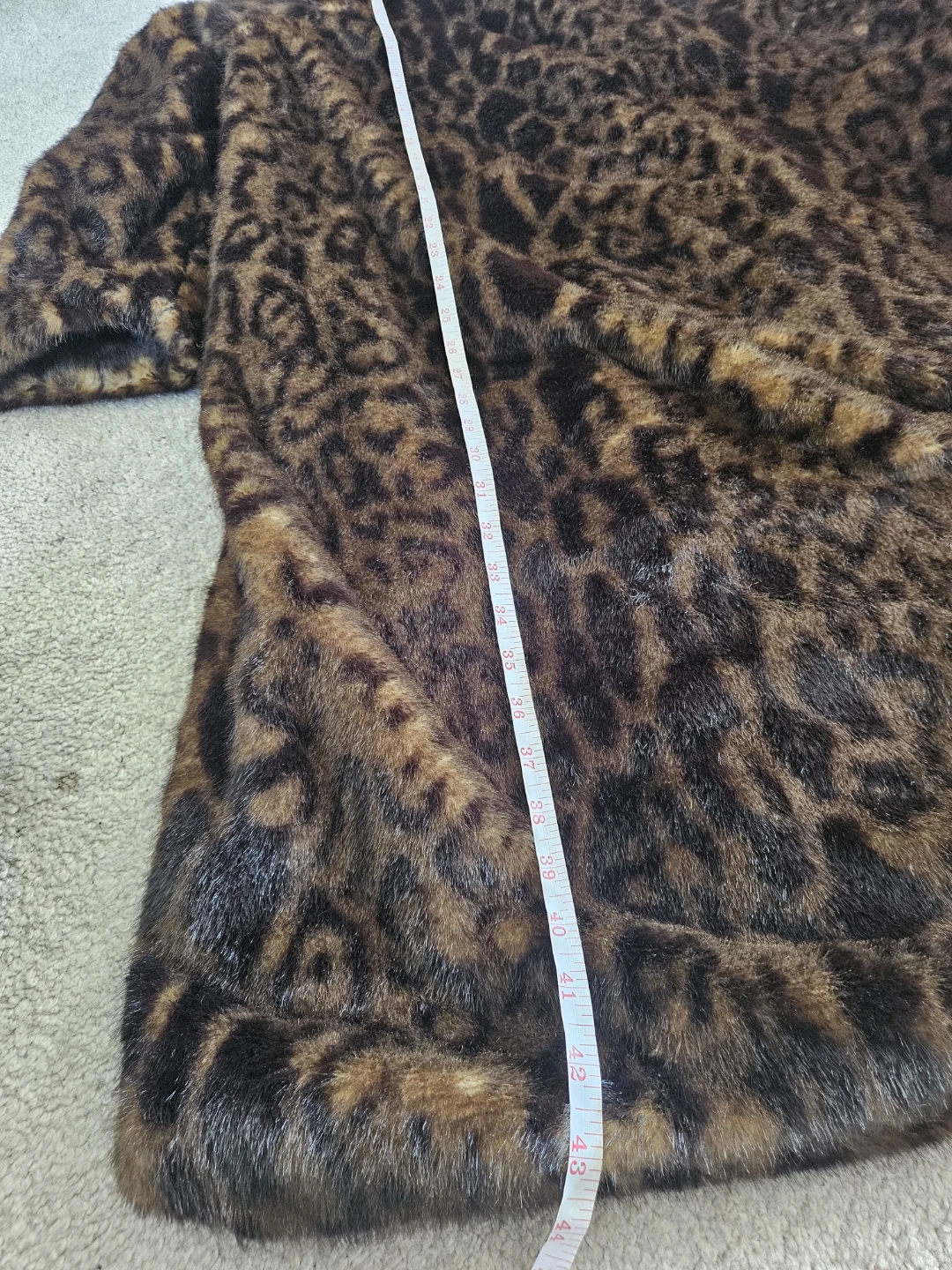 H&M Leopard Print Coat Size M/L - photo 4