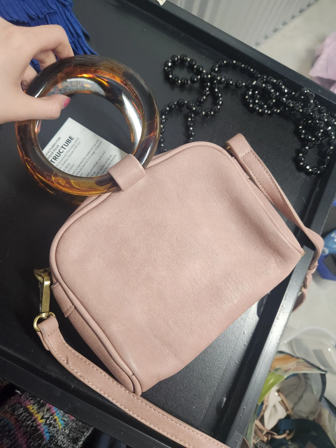 Anthropologie Pink Crossbody Bag - photo 2