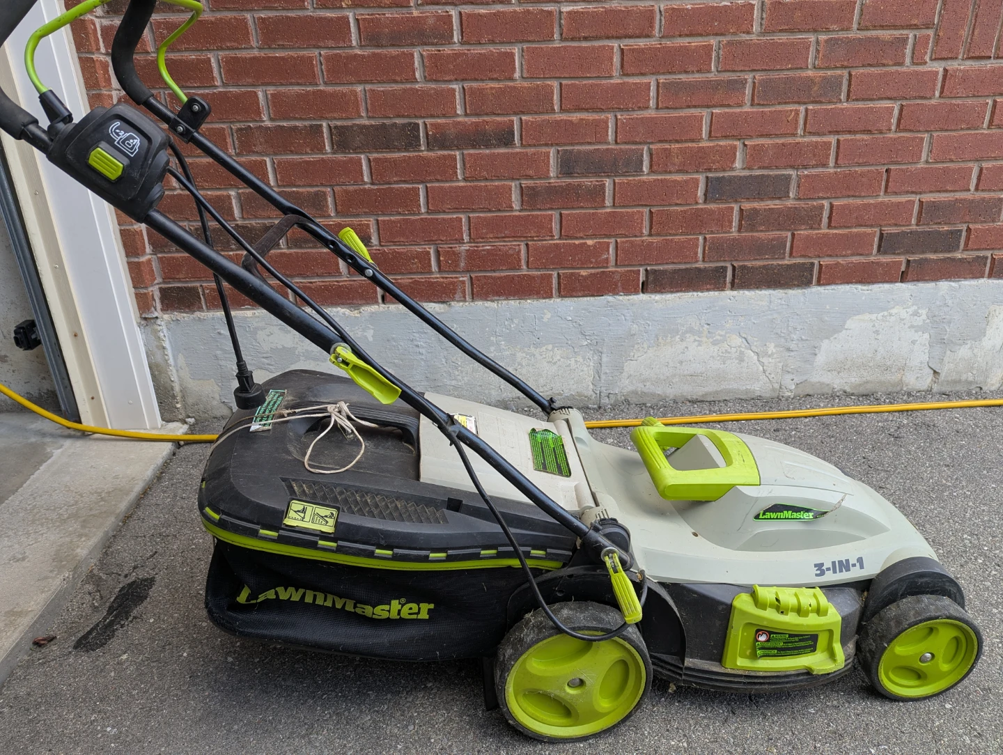 LawnMaster 3-in-1 Electric Lawn Mower