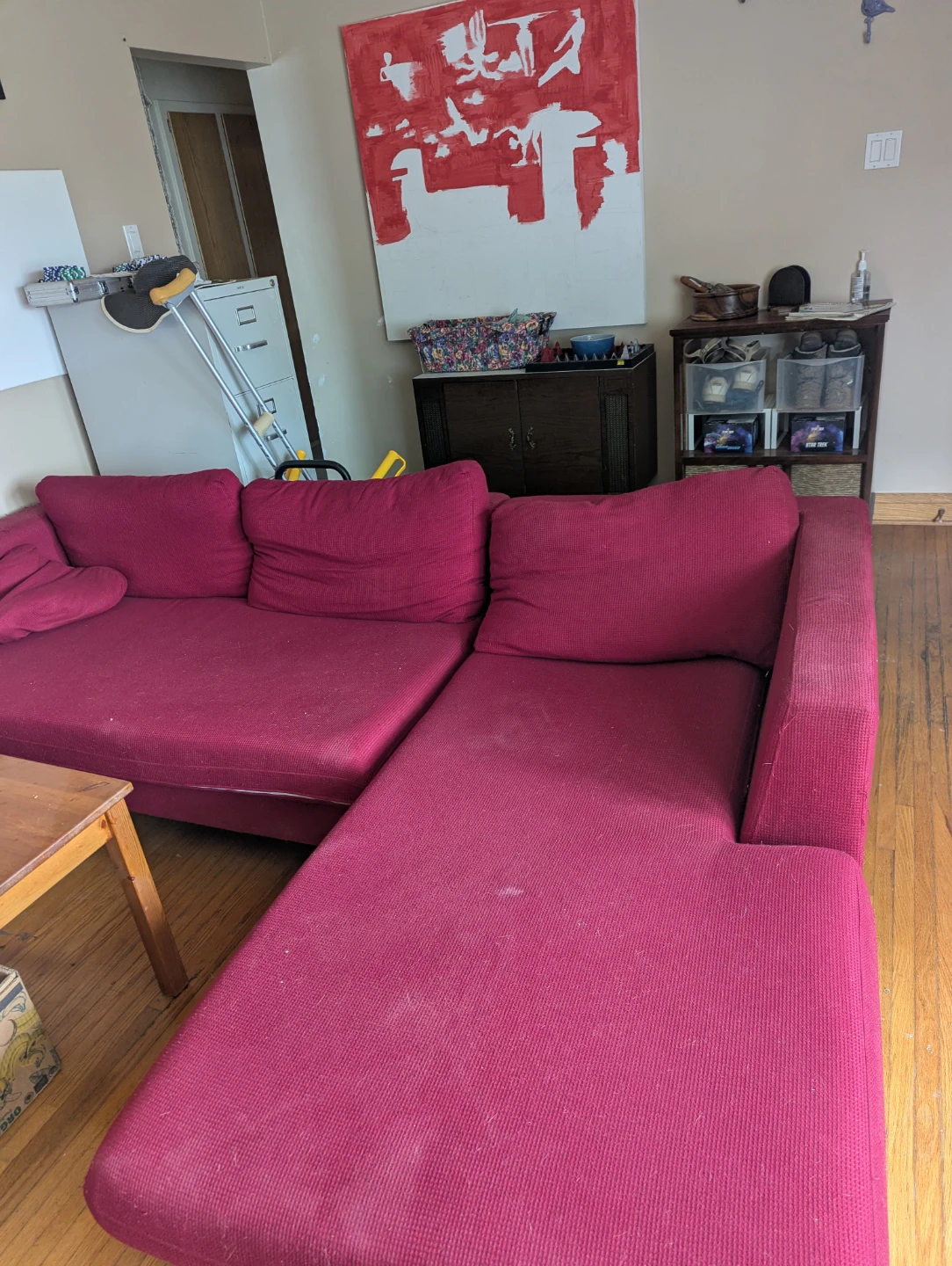 Red Sectional Sofa