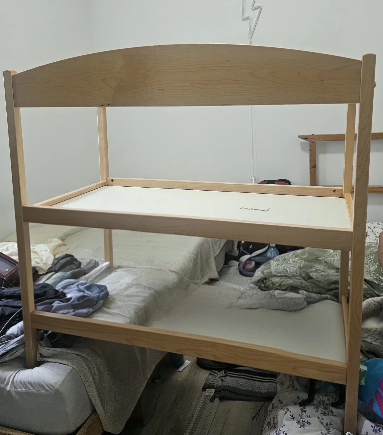 Wooden Storage Shelf Unit