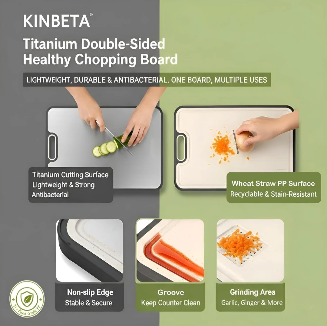 KINBETA Titanium Double-Sided Cutting Board - photo 3