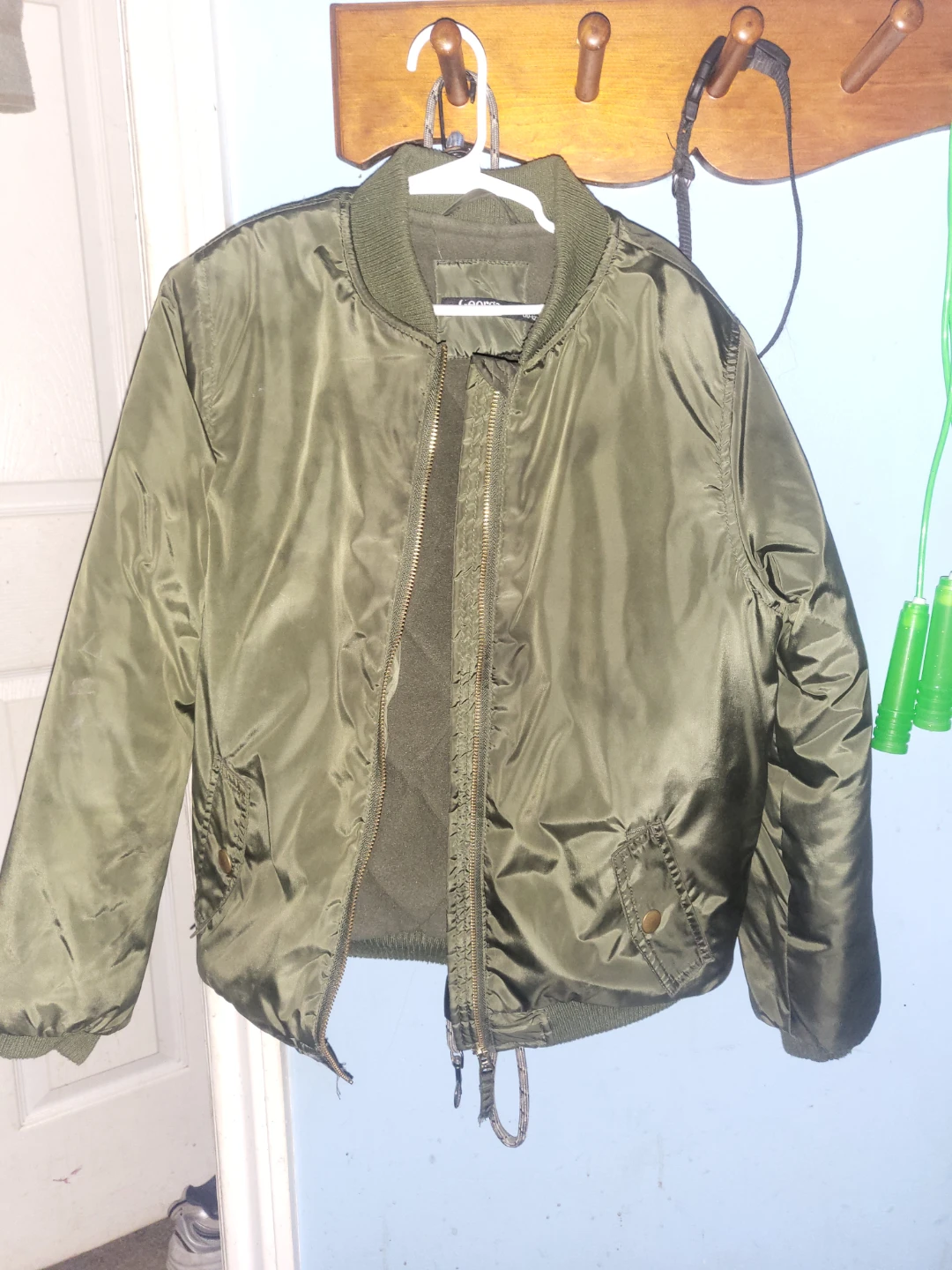 George Bomber Jacket - Olive Green